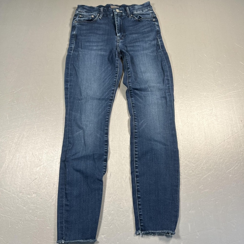 MOTHER‎ Jeans Womens Skinny 26 High Waisted Looker Ankle Fray Tongue in Chic USA